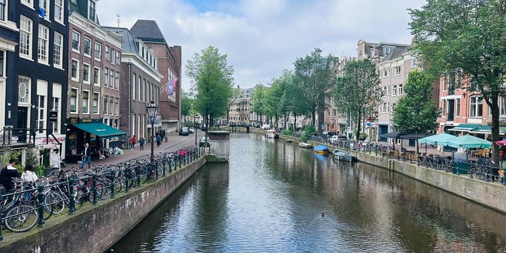 Amsterdam Blick auf Amstel