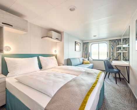 Außenkabine an Bord der Mein Schiff 7